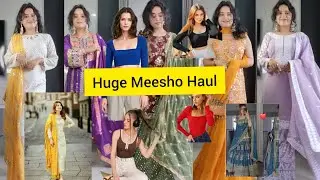 Huge Meesho Haul #meeshohaul #rakshabandhanoutfits #meeshosuithaul