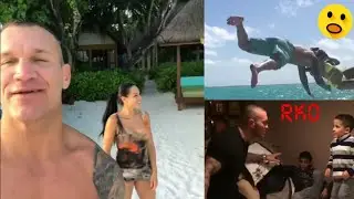 Randy Orton fun time with his family | RKO OUTTA NOWHERE 😀