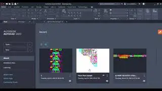 AutoCAD 2022 Yenilikleri - Start Menü
