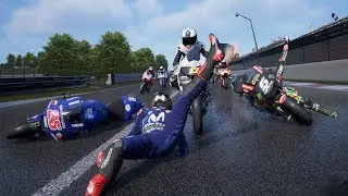 MotoGP 18 CRASHES 1