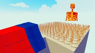 100x SKELETON + 1x GIANT vs EVERY GOD l Totally Accurate Battle Simulator TABS