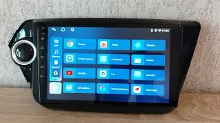 Магнитола Android - Kia Rio 3 - обзор меню, тест навигатора