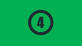 count down timer green screen│Motion Graphic Transitions│Green Screen│OBS