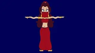 Pauline as Harem Girl