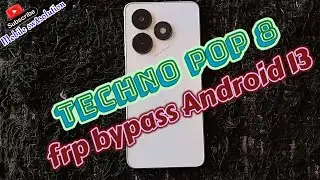 Techno Pop 8 Frp Bypass Android 13 || Techno BG6h Google account remove without pc |