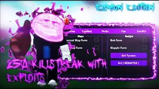 roblox slap battles getting 250 killstreak in a PUBLIC server with EXPLOITS...