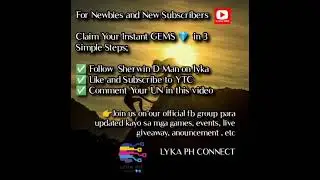 Claim Your Instant LYKA GEMs How?