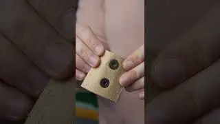 How to attach a snap button to 3 pieces of leather #leathercraft #technique #comments