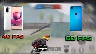 40 FPS VS 60 FPS | PUBG MOBILE |