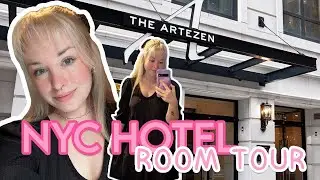 THE ARTEZEN HOTEL ROOM TOUR - AFFORDABLE PLACES TO  STAY IN MANHATTAN, NYC || Jay Elle J