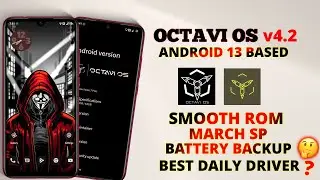 Octavi OS 4.2 For Redmi Note 7 Pro | Octavi OS Android 13 Update | Smooth UI & Battery Backup