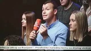 Srpski student izdominirao u Sarajevu o pitanju NATO-a