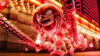 Knuckles fights a Tentacle Robot that wants to absorb his energy. Explain In Hindi