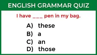 Mixed English Grammar: Can You Pass This Test? #challenge 16