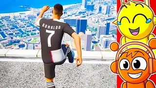 Reacting to CRISTIANO RONALDO in GTA 5