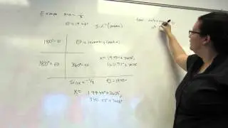 Solving trigonometric equations that use non-Unit Circle Values