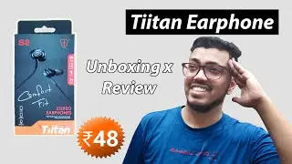 Tiitan Earphone Unboxing x Review 🔥🔥 ShopClues Only ₹48 | Cheapest Earphone | Code : SCDEAL