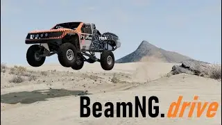 BeamNG.drive - Baja Trophy Truck Gameplay [Crankshaft Pass Mission]