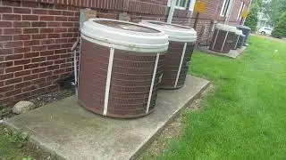 Carrier 'Brown Round' Air Conditioning Units from the 1980s