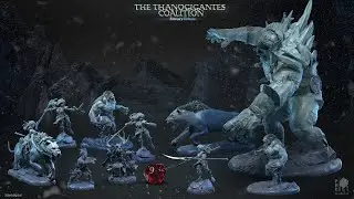 3dartdigital - The Thanogigantes Coalition - February Release(STL's for-RPG, Board & Tabletop Games)