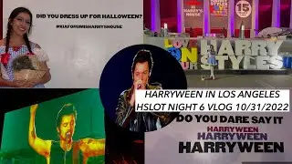 I went to HARRYWEEN in los angeles 10/31/2022 hs lot vlog night 6