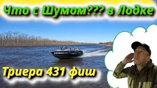 Лодка Триера 431 фиш: По ходу я лишился ШУМКИ?