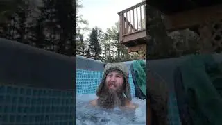Day 9 cold plunge. winter in Maine