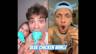 Extreme Spicy Food Wheel Challenge Reaction! 🫢 *HE EATS BLUE CHICKEN WING*