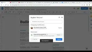 Cara Membuat File Google Docs di Akses Bersama