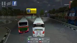 ETS Bus Simulator Indonesia#Palembang~BukitbTinggi PO.Sinar Jaya full modifikasi ngebut (Bagian 2)