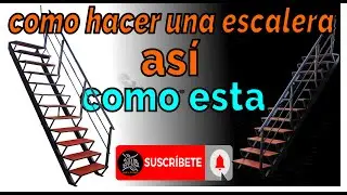 Como hacer una escalera de hierro y madera paso a paso - gatedesign