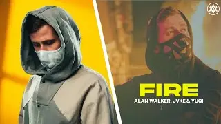 Alan Walker,  JVKE, YUQI - Fire! ( Lyric Video ) #WCG24