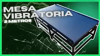 Mesa Vibratória para pré moldados, revestimentos e pavers #construçãocivil