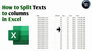 How to Split Texts to Columns In Excel