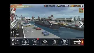 Warship Battle 3.3.5 -​ New Ship test (Android)