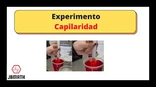 Experimento de Capilaridad en JBMATH 🌊🔬 