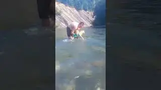 son's acquaintance with a mountain river