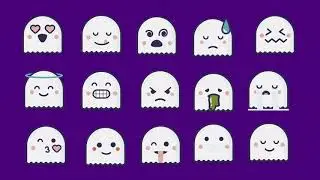 120 Animated Emojis Monster Pack | After Effects template