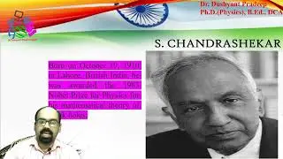 Subrahmanyan Chandrasekhar (1910–1995) #IndianScientists, #ScienceHeroes, #Innovation, #STEM,