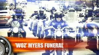 Woz Myers Biker Funeral Spennymoor