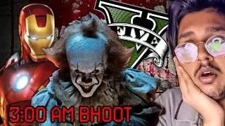 GTA 5 : PENNYWISE IT GHOST KILLED IRON MAN | GTA V PENNYWISE GAMEPLAY