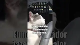 Eu no Simulador fazendo o maior pega da vida.... 