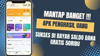 Sukses Di Bayar 50Ribu !! Aplikasi Penghasil Saldo Dana Real Membayar