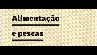Alimentação e pescas