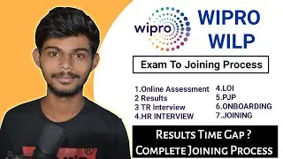 Wipro WILP Joining Process | Apti Exam To Joining | Wipro HR & TR | All Details Explained