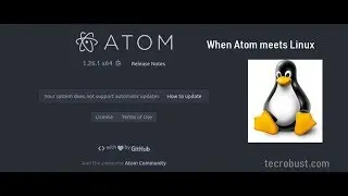 How to Install Atom Text Editor on Linux Ubuntu Unity 18.04.2 LTS