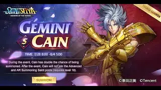 Saint Seiya Awakening News : Caïn en Rerun & annonce pour le Supa Ultra Mega Jamiruuuu