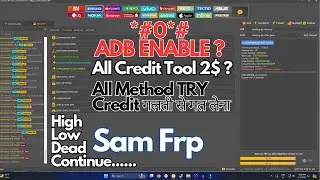 Samsung FRP Adb Isuu , Online Tool , Credit Tool - New Update For April Samsung FRP 📱*#0*# TRY FRP