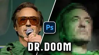 Creating Dr.Doom Fan Art with Robert Downey Jr. and a fan favorite | Photoshop Tutorial