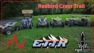Redbird Crest Trail on Sport Quads, LTR-450, Raptor 700, LTZ400 and Honda 400EX rips Kentucky trails